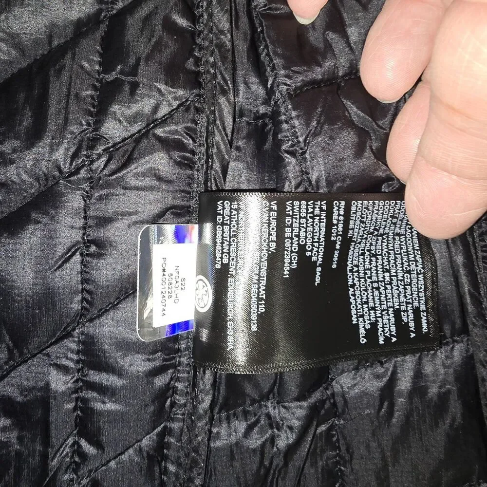 The North Face Thermoball Eco Vest Black Quilted Men's Size Medium